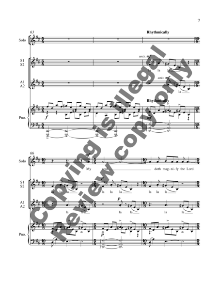 Magnificat (Piano/Choral Score)