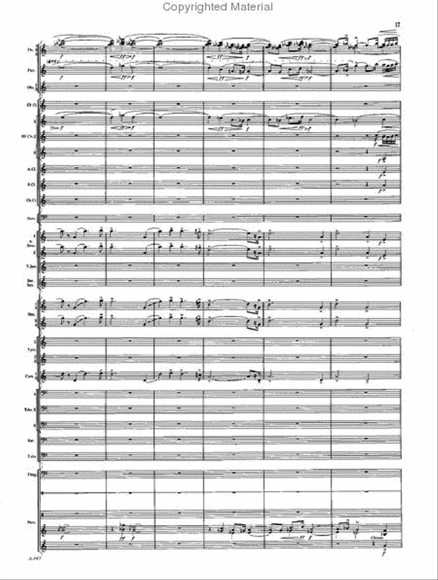 Day of the Shofar Concert Band scores gallery preview page 17