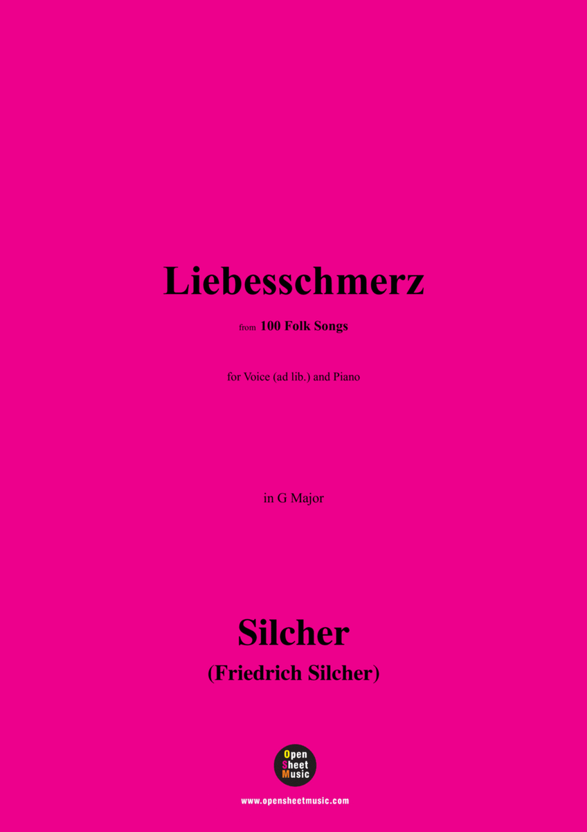 Silcher-Liebesschmerz,for Voice(ad lib.) and Piano image number null