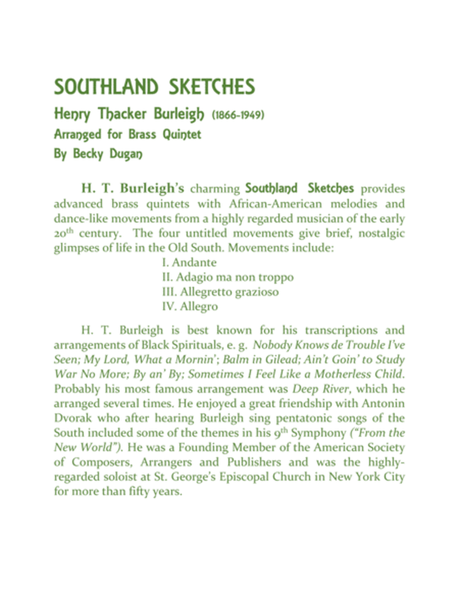 SOUTHLAND SKETCHES image number null