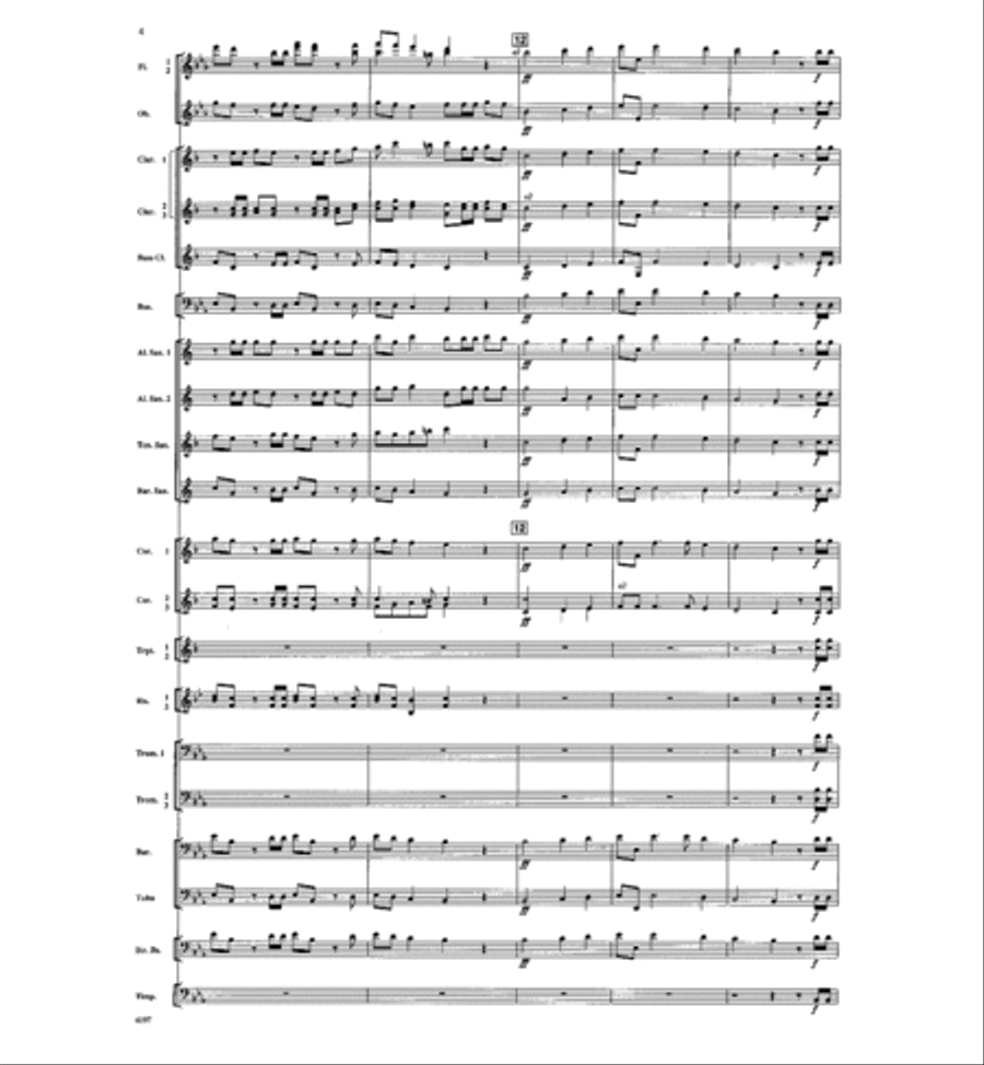 Hallelujah Chorus Hallelujah Chorus Concert Band scores gallery preview page 4