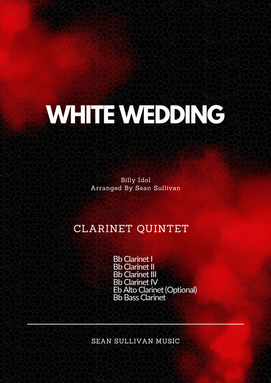 White Wedding Clarinet Quintet scores gallery preview page 1