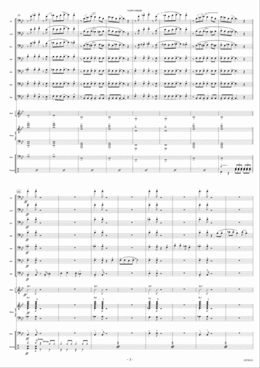 'Cliffe Hangin' 'Cliffe Hangin' Small Ensemble scores gallery preview page 3