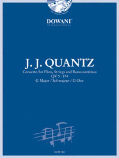Johann Joachim Quantz: Concerto for Flute, Strings and Basso continuo QV 5:174 in G-Major
