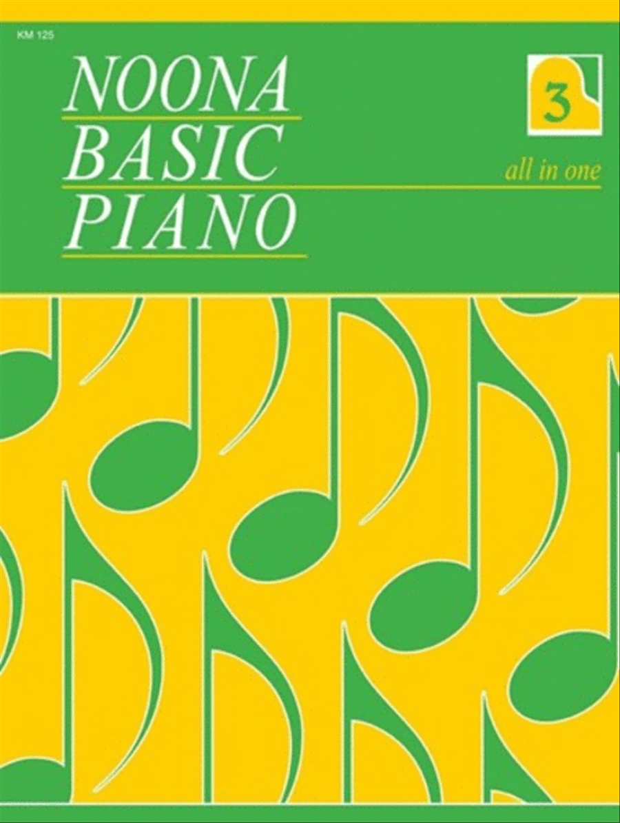 Book cover for Noona Basic Piano Book 3