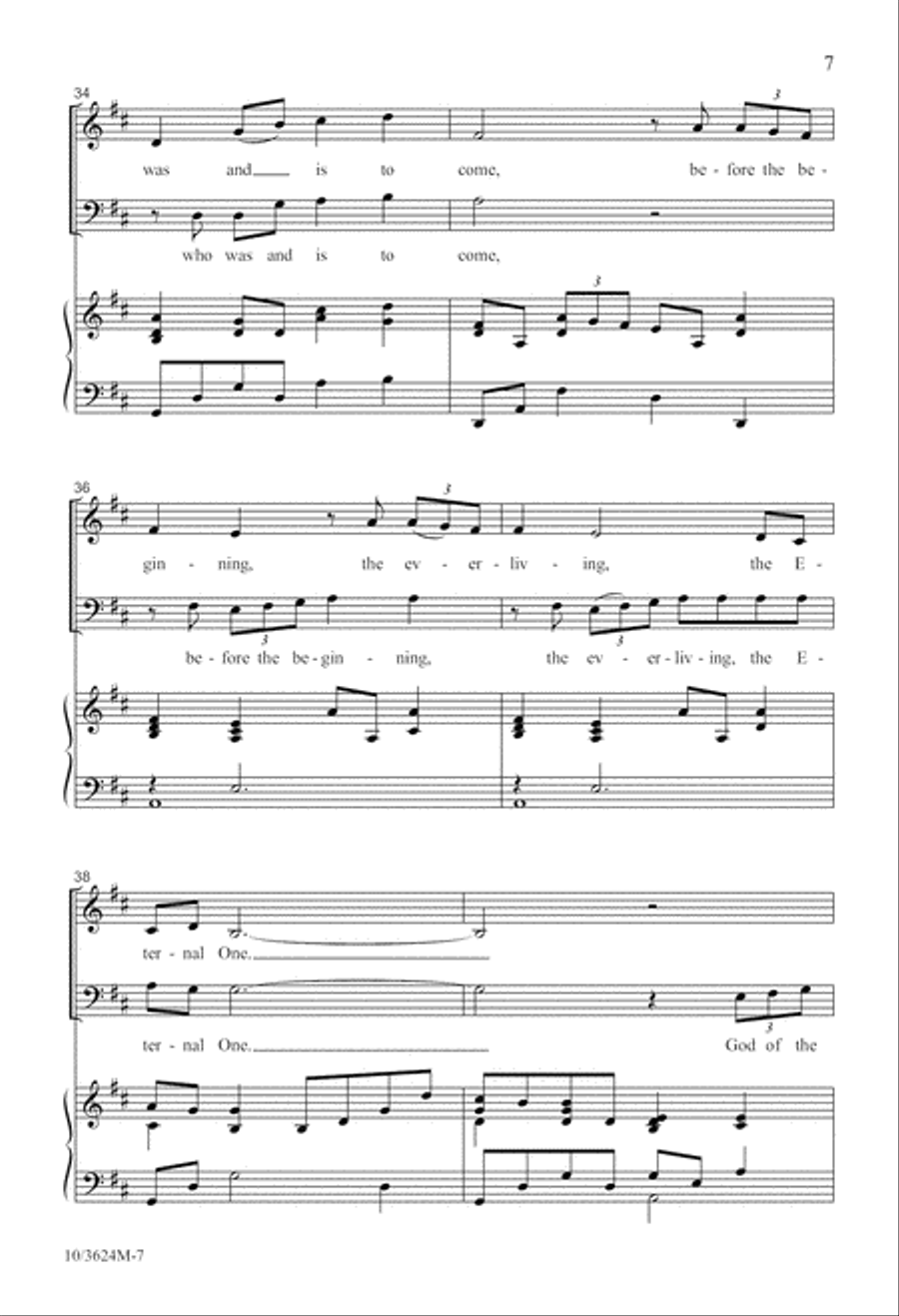 God of the Ages 4-Part scores gallery preview page 7