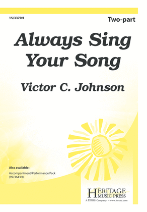 Book cover for Always Sing Your Song