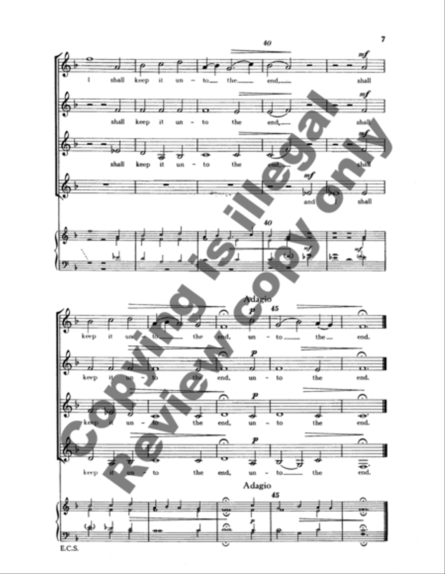 Teach Me, O Lord SSAA scores gallery preview page 8