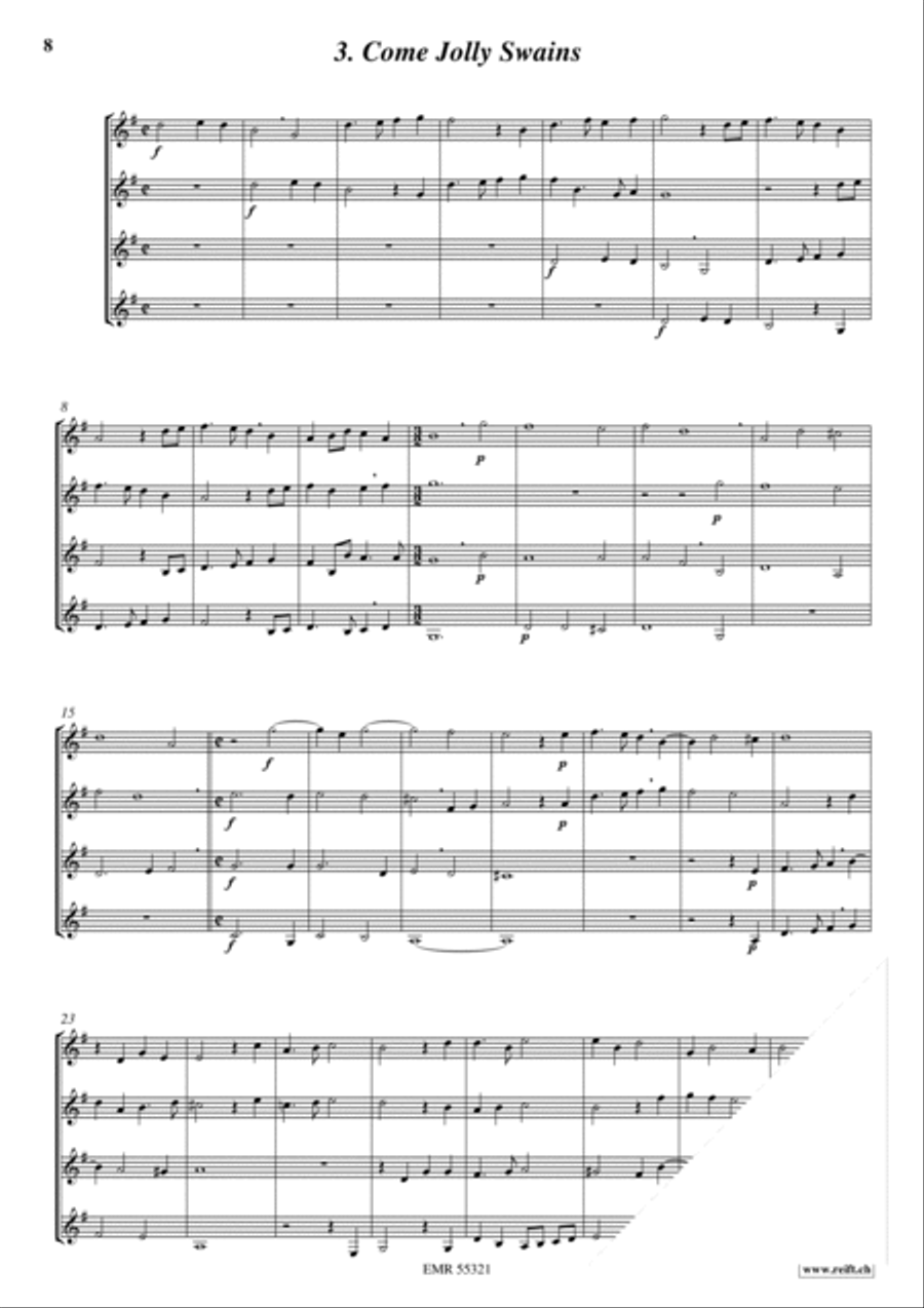 A Byrd Collection Euphonium Quartet scores gallery preview page 5