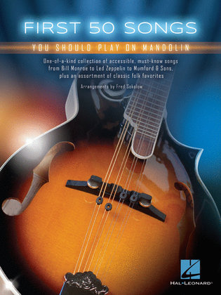 Book cover for First 50 Songs You Should Play on Mandolin