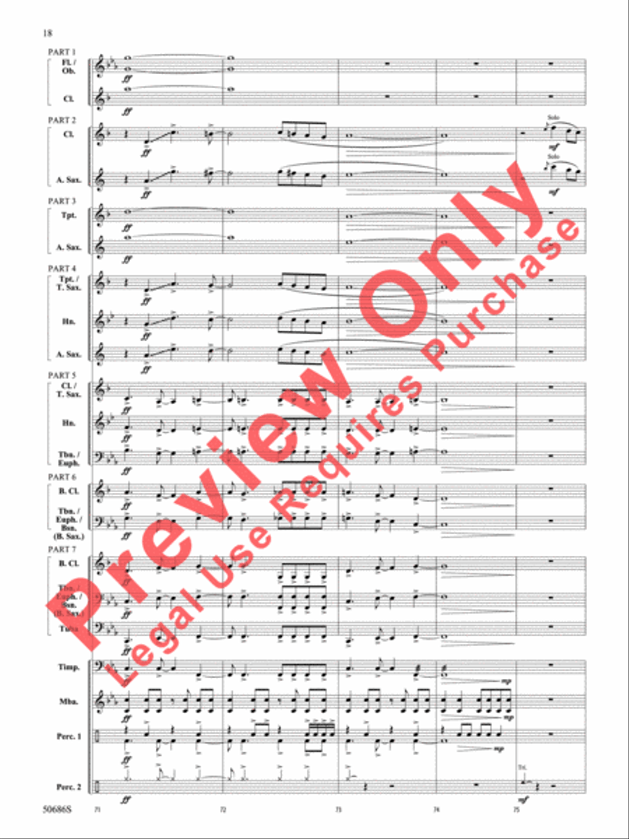 Tripwire Concert Band scores gallery preview page 19