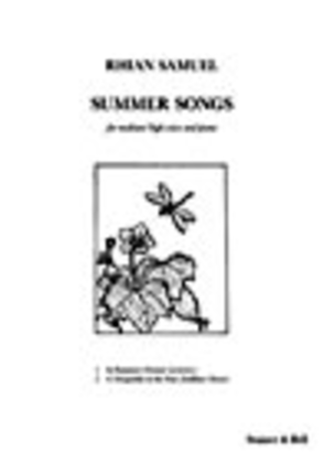 Book cover for Summer Songs. Medium Voice & Pf