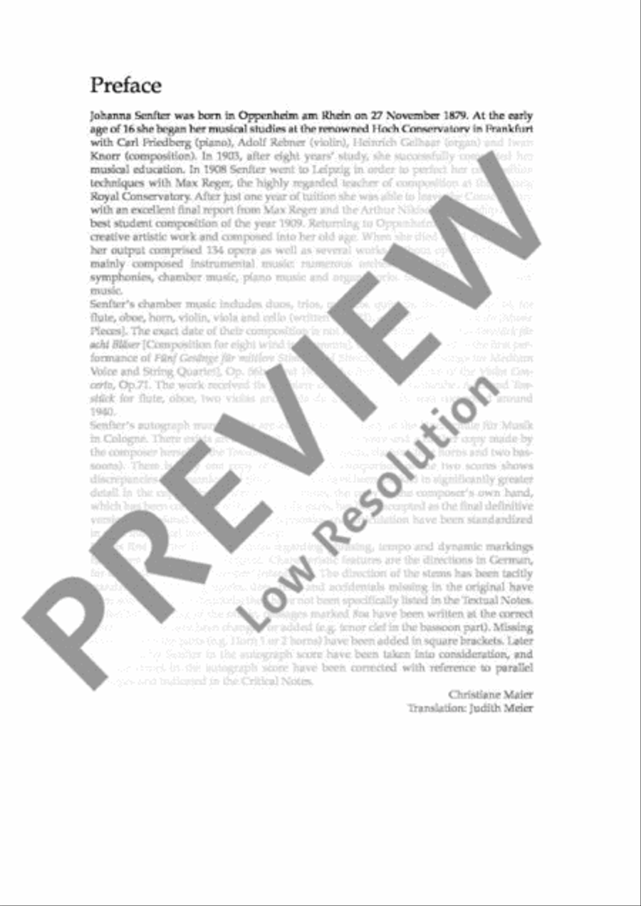 Tonstück E major Tonstück E major Bassoon scores gallery preview page 5