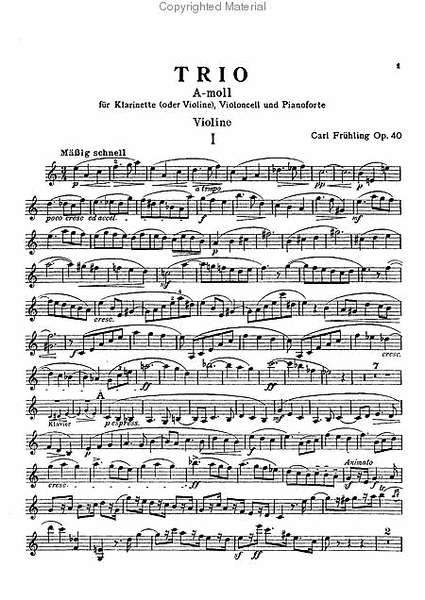 Trio, Op. 40 image number null