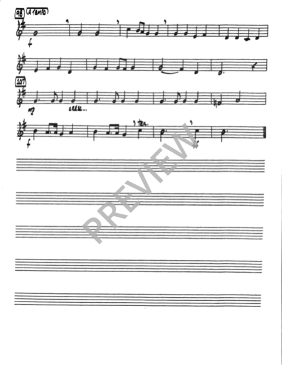Open Your Hearts to Christ - Instrument edition Trombone scores gallery preview page 7