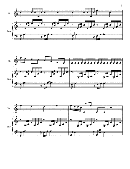 Prelude in C Major Melody
