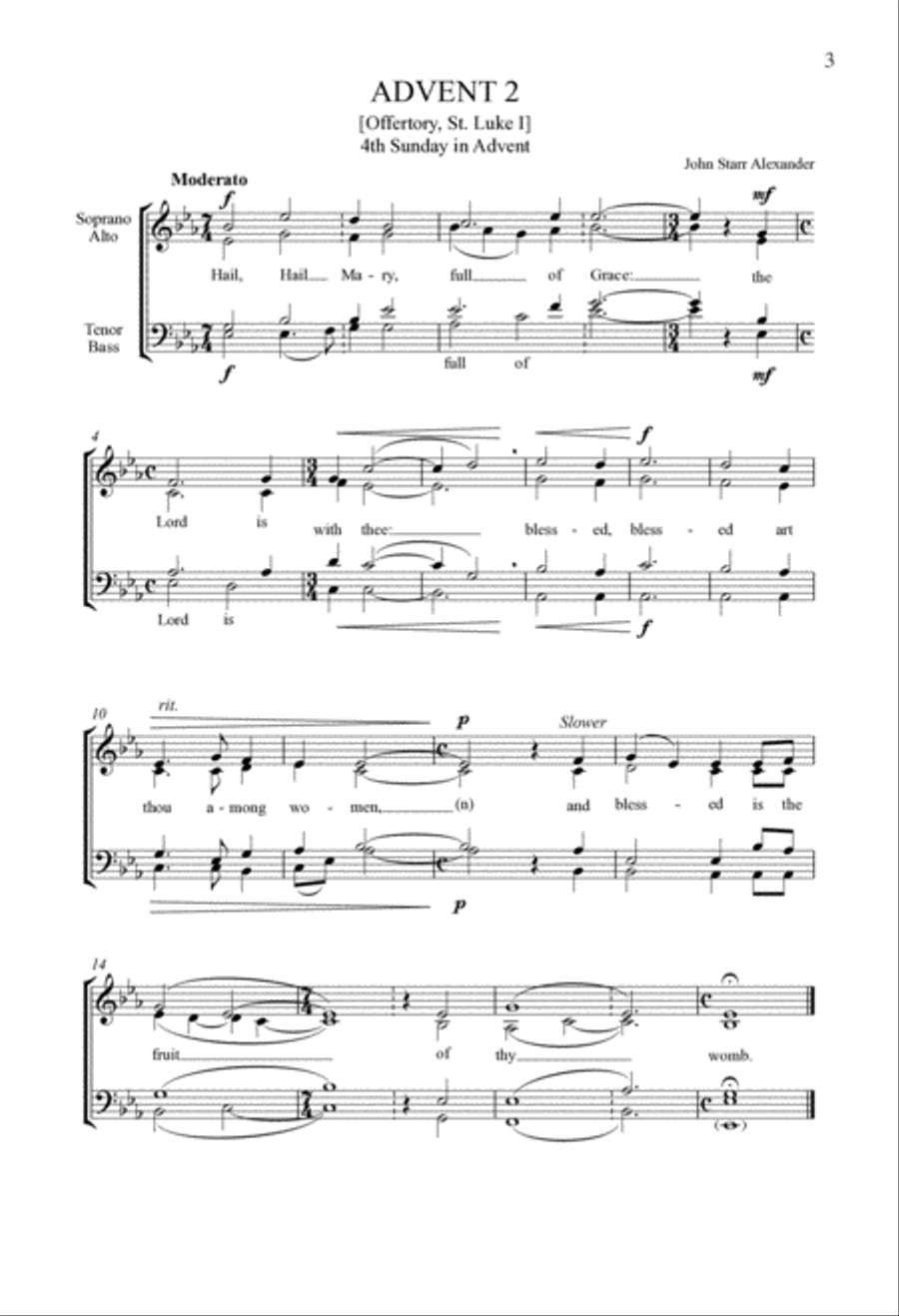 Introits for the Church Year 4-Part scores gallery preview page 2