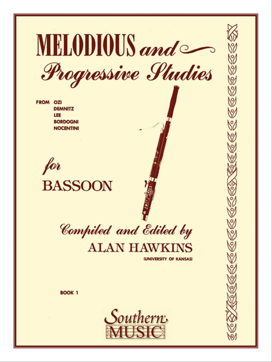Melodious and Progressive Studies, Book 1 Bassoon scores gallery preview page 1