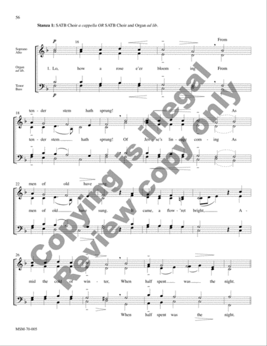 Savior of the Nations, Come (Full Score) Choir scores gallery preview page 67