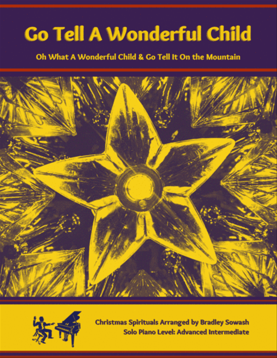 Go Tell A Wonderful Child - solo piano Piano Solo scores gallery preview page 1