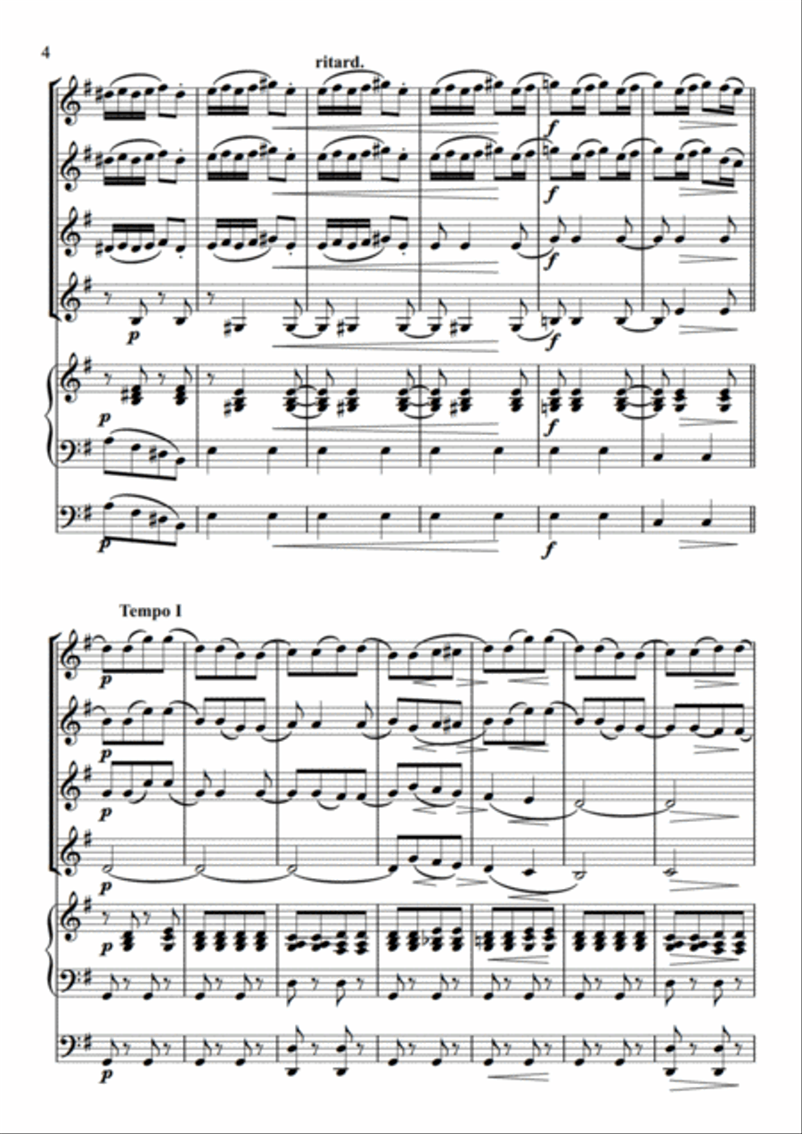 Slavonic Dance No. 3 Set of Parts scores gallery preview page 6