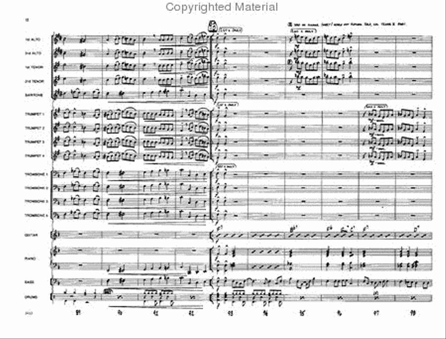 Chops, Don't Fail Me Now Jazz Ensemble scores gallery preview page 13