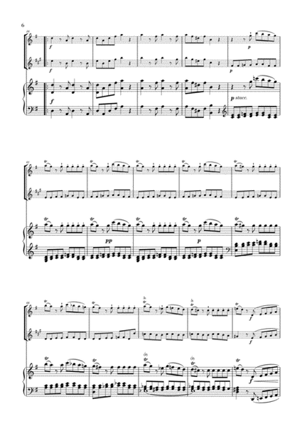 Eine Kleine Nachtmusik for Flute, Clarinet and Piano image number null