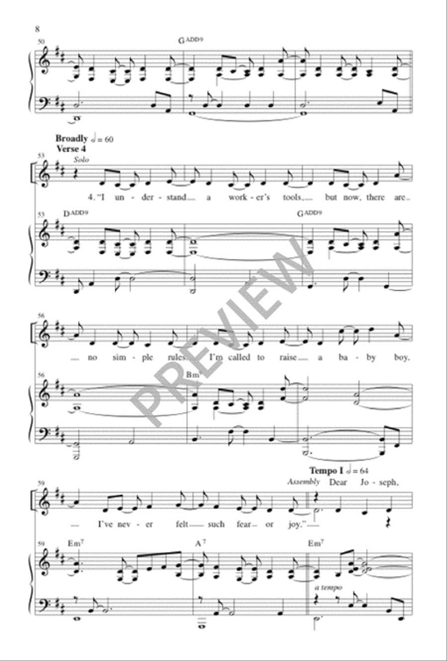 Did You Hear the Song? 4-Part scores gallery preview page 9