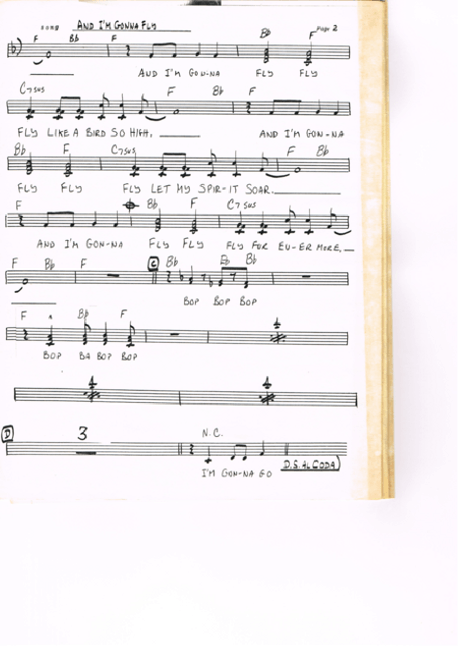 And I'm Gonna Fly Unison Choir scores gallery preview page 2