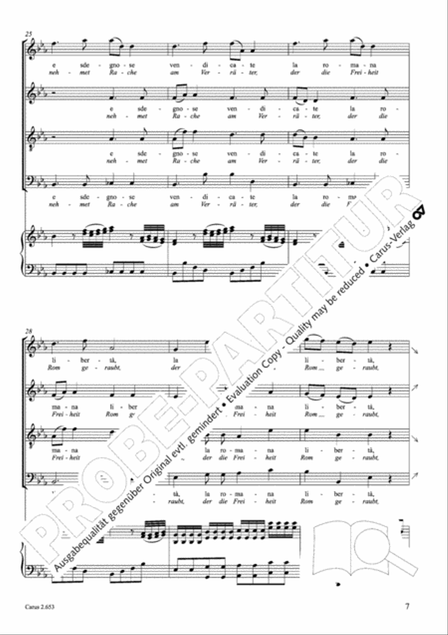 Choral collection Great Opera Choruses - Mozart * Haydn (choir & piano) Choir scores gallery preview page 18