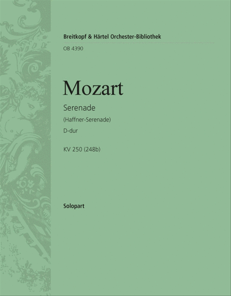 Serenade in D major K. 250 (248b) Orchestra scores gallery preview page 1