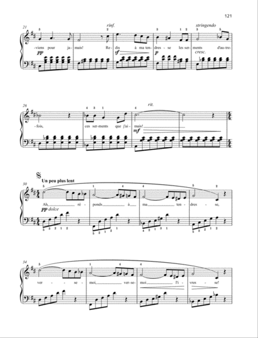 Mon cœur s'ouvre à ta voix Piano Solo scores gallery preview page 2