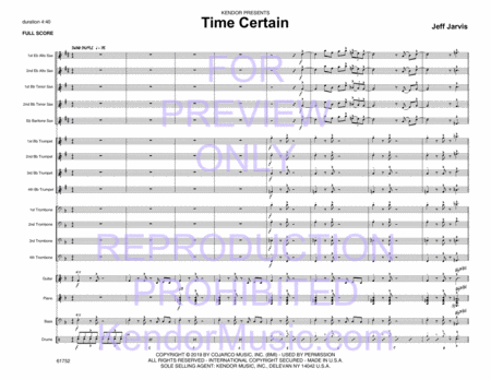 Time Certain (Full Score)
