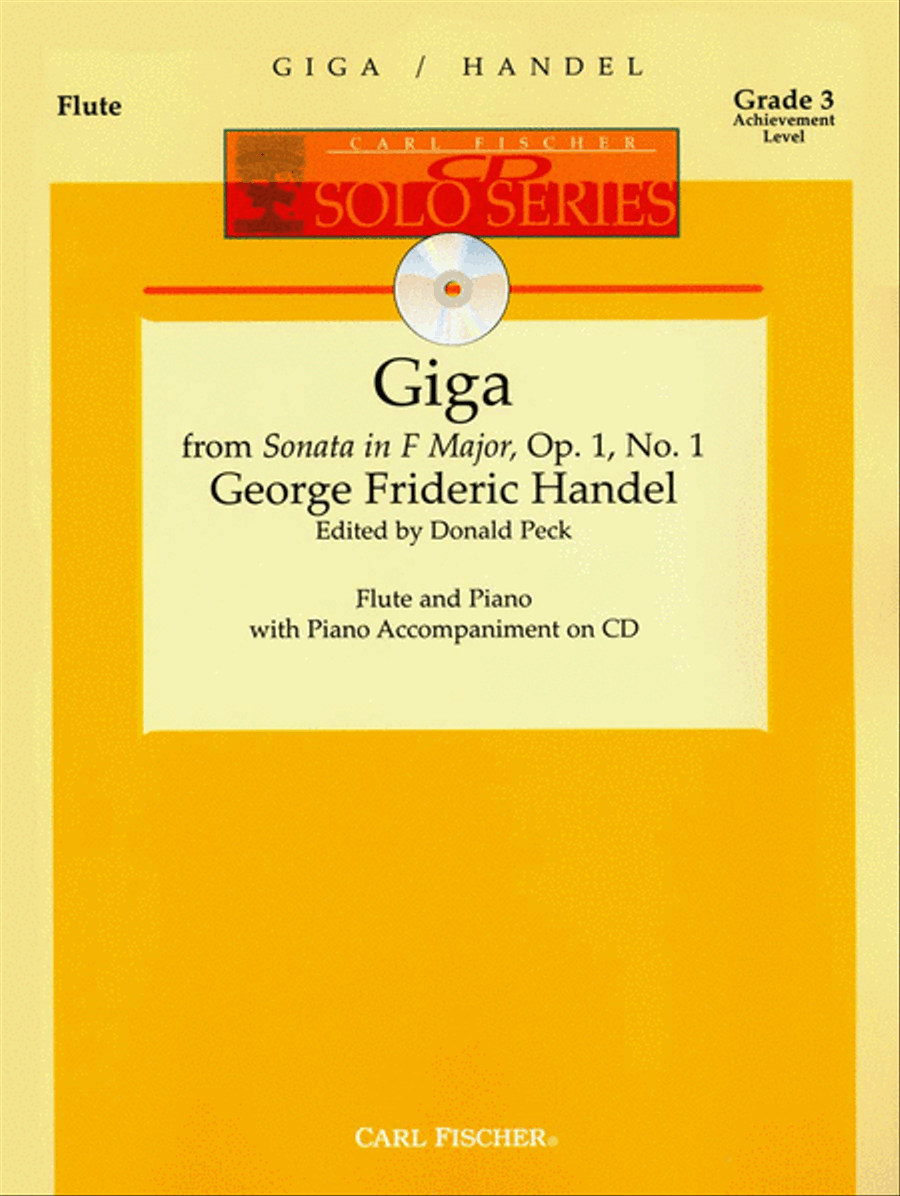 Giga Giga Flute Solo scores gallery preview page 1