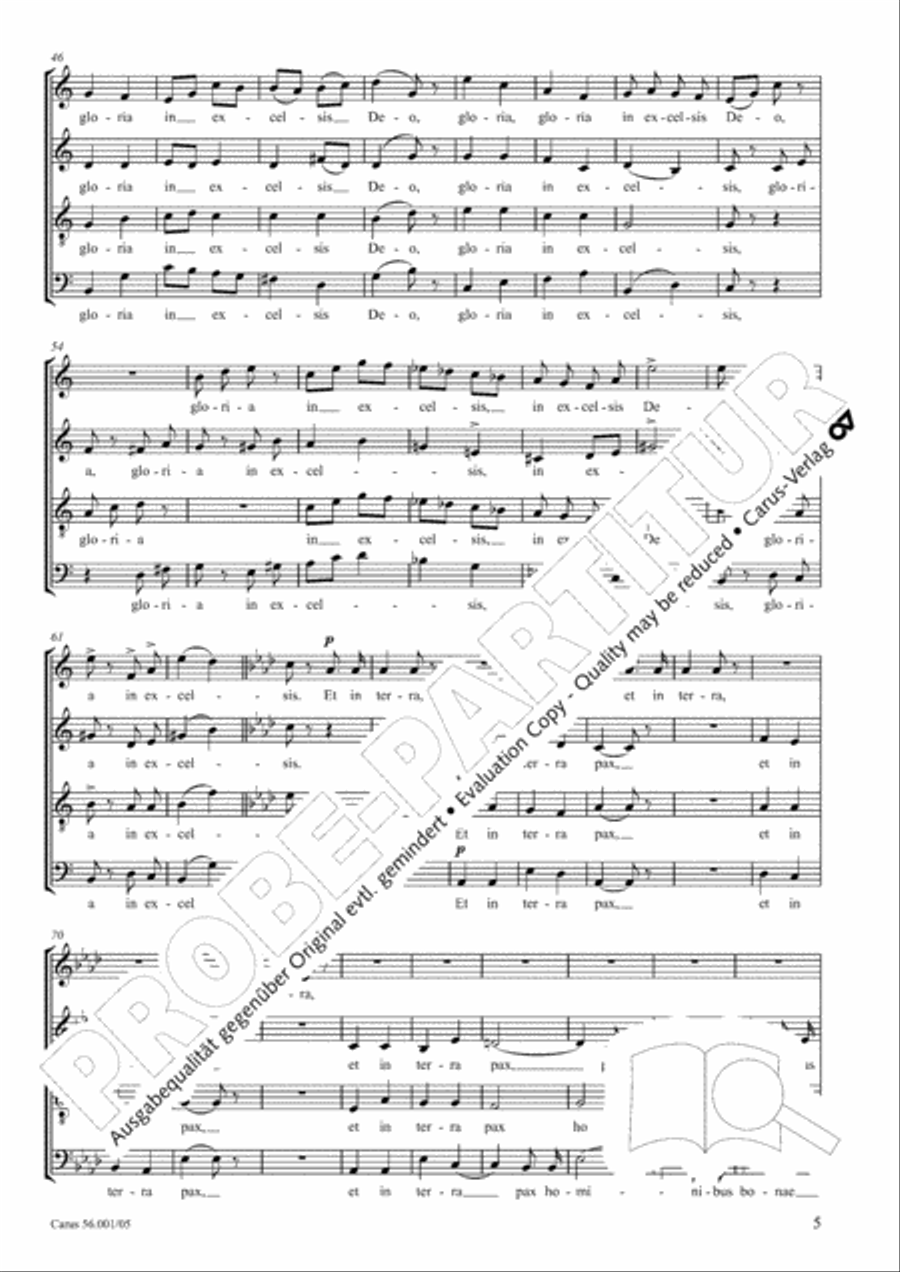 Edizione Nazionale delle Opere di Giacomo Puccini. III. Vocal music; 2. Messa a 4 voci (vol. III/2) 4-Part scores gallery preview page 6