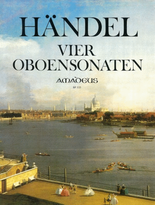 Book cover for 4 Oboe sonatas