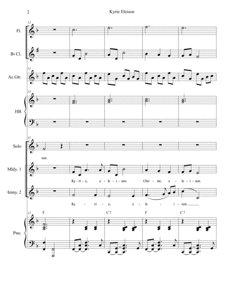 Mass of Peace (Full Score and Parts) image number null