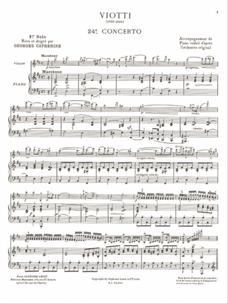 Premier Solos Concertos Classiques - Concerto No. 24, Solo No. 1 Violin Solo scores gallery preview page 2