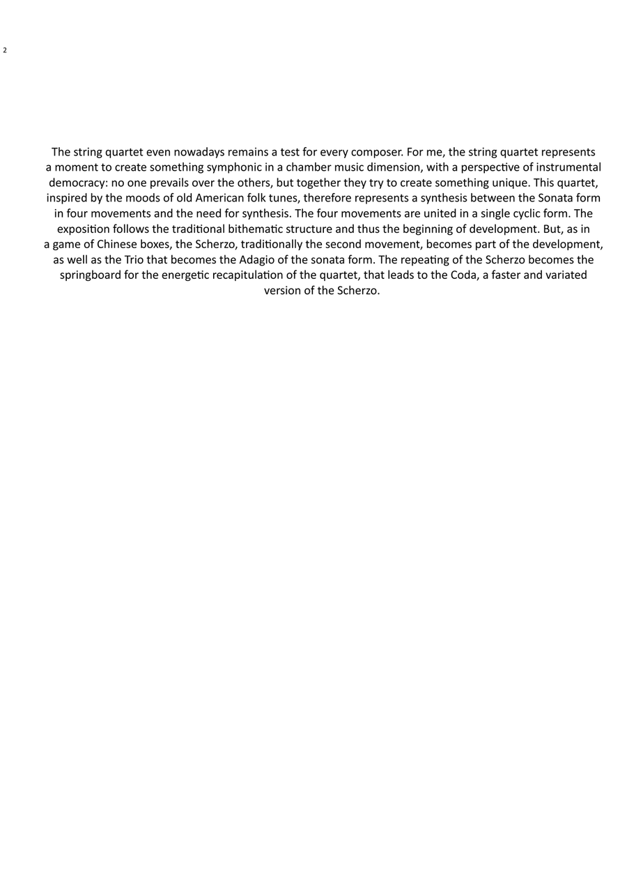 String Quartet No. 3 String Quartet - Digital Sheet Music page 2