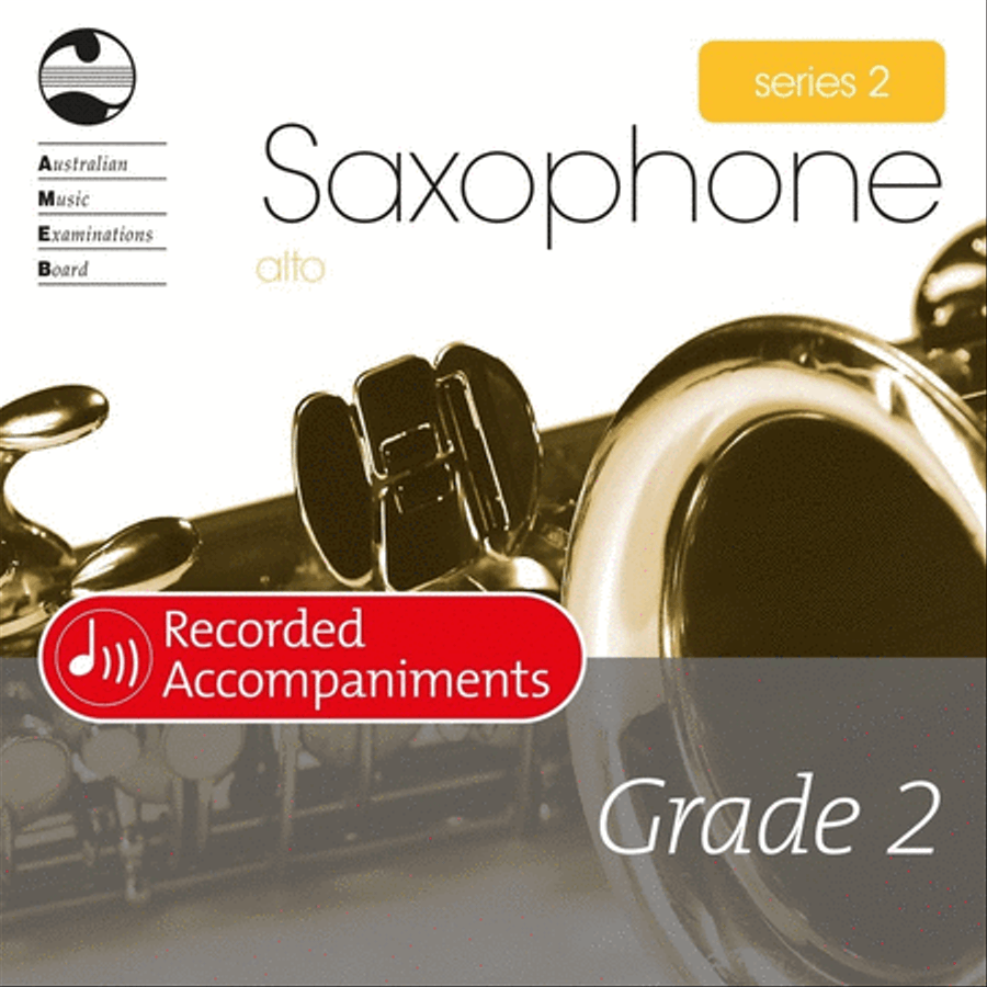 AMEB Alto Sax Grade 2 Series 2 Recorded Accomp CD Alto Saxophone scores gallery preview page 1