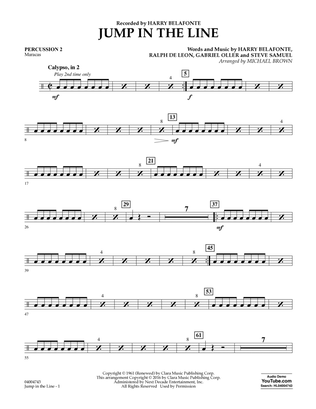 Jump in the Line - Percussion 2