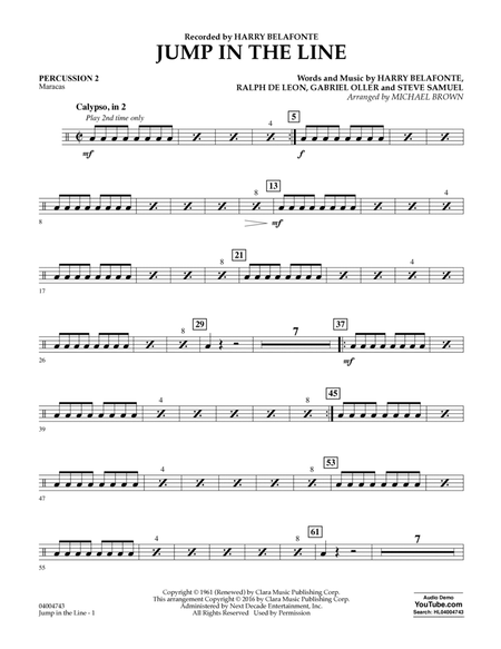 Jump in the Line - Percussion 2