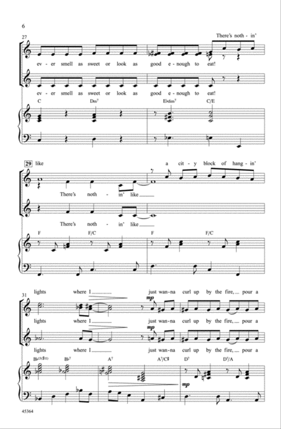 Candy Cane Lane Candy Cane Lane Choir scores gallery preview page 4