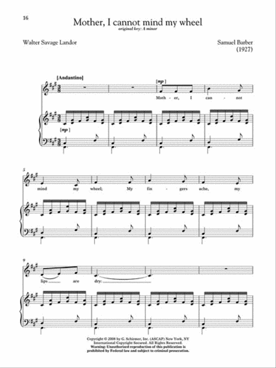10 Selected Songs 10 Selected Songs Low Voice scores gallery preview page 5