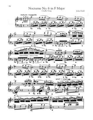 Nocturne No. 6 In F Major, H. 40