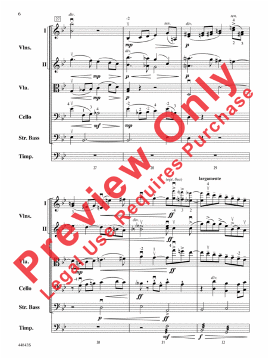 Enigma Variations String Orchestra scores gallery preview page 22