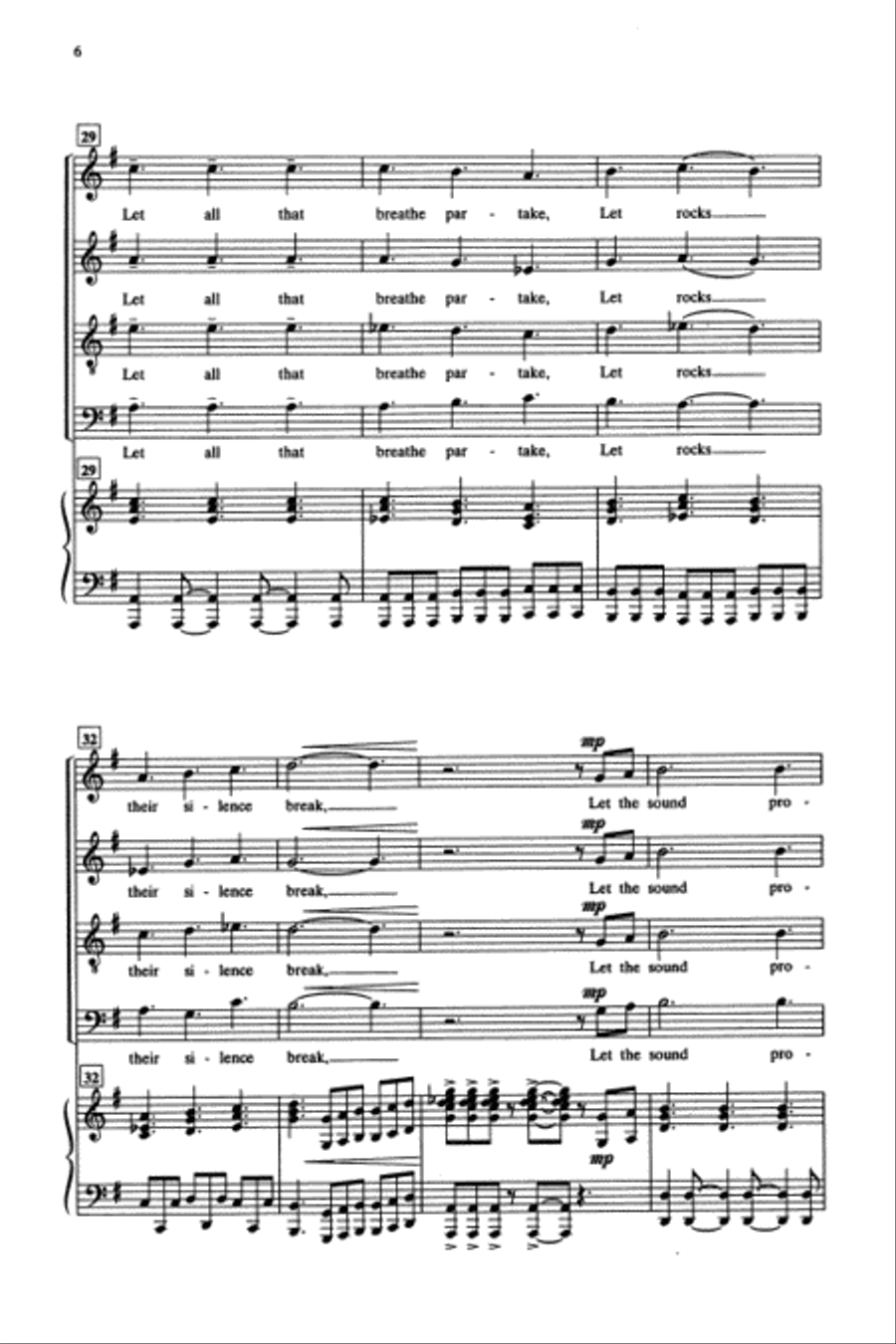 Gospel America - SATB 4-Part scores gallery preview page 6
