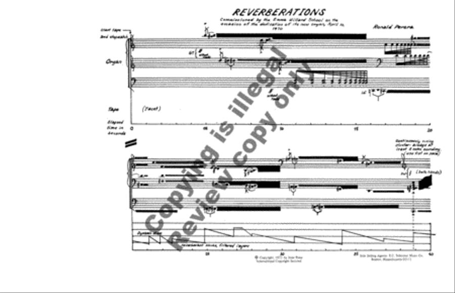 Reverberations (Score) Organ scores gallery preview page 3