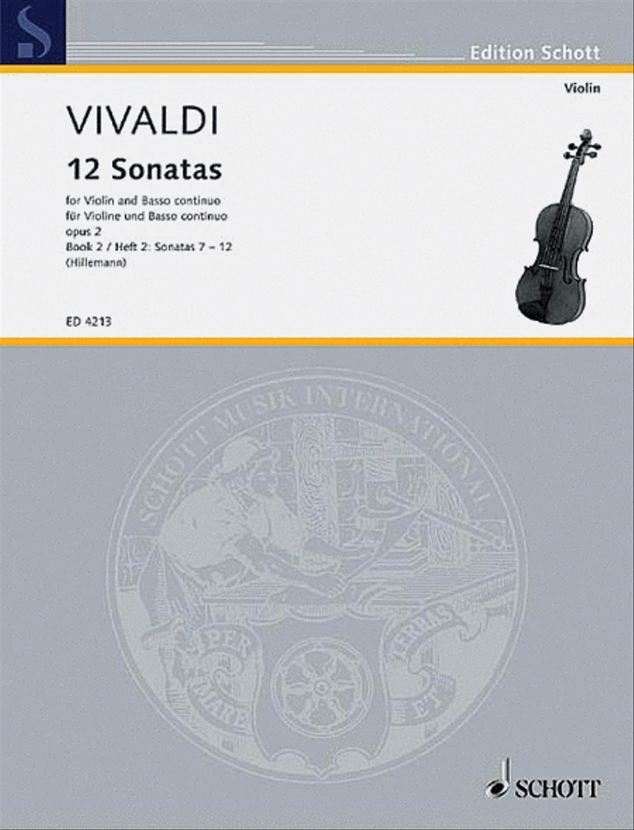 12 Sonatas, Op. 2 – Book 2 by Antonio Vivaldi Cello - Sheet Music