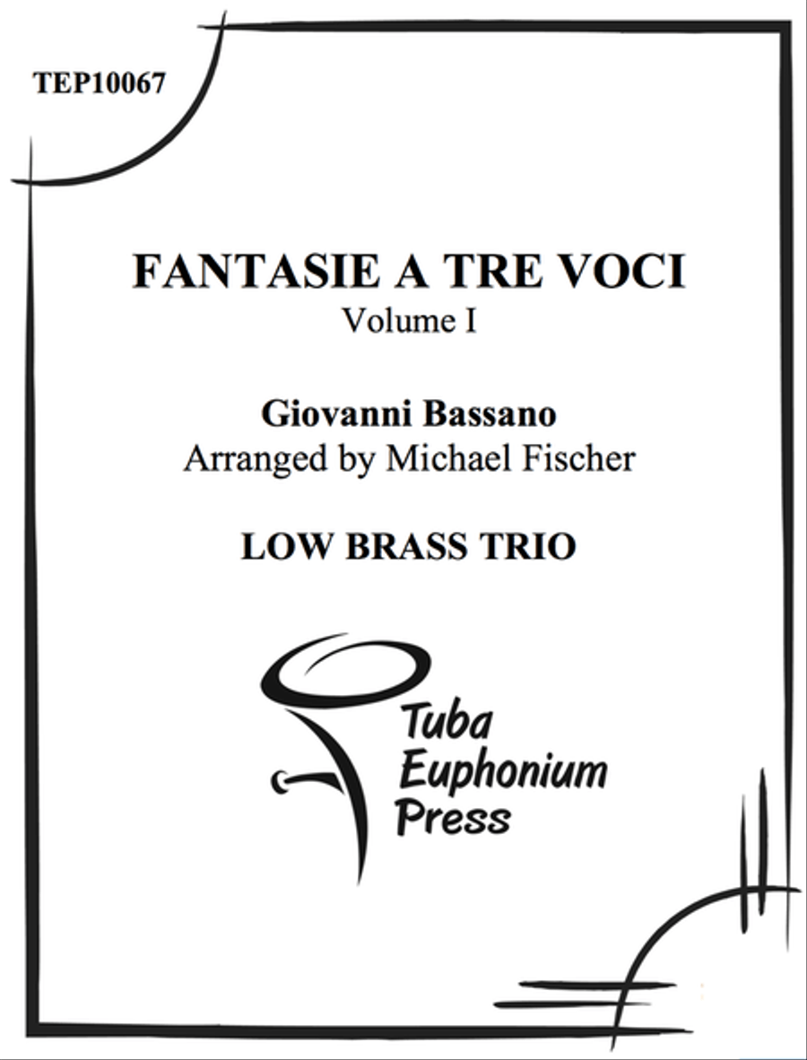 Fantasie a tre voci (fantasie for three instruments) Brass Trio scores gallery preview page 1